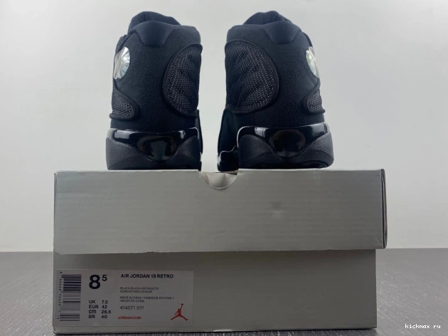 Rep Jordan 13 Air Black Retro Cat 414571-011 0708